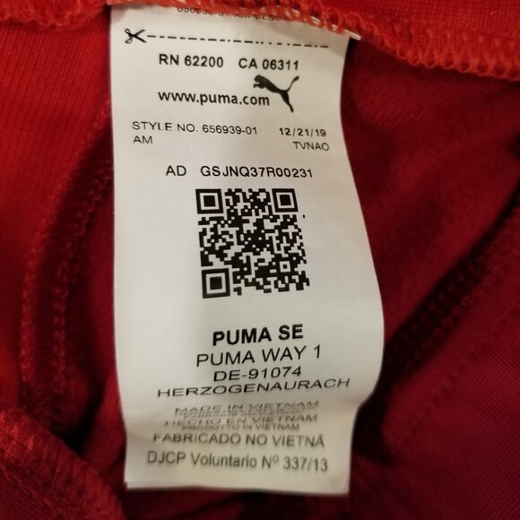 Puma DryCell FullZip Track Jacket Women's Red Casual Athletic Outerwear 2019 NWT - Picture 10 of 11